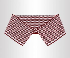 滿天星提花18針針織短袖T恤衫橫機(jī)羅紋領(lǐng)